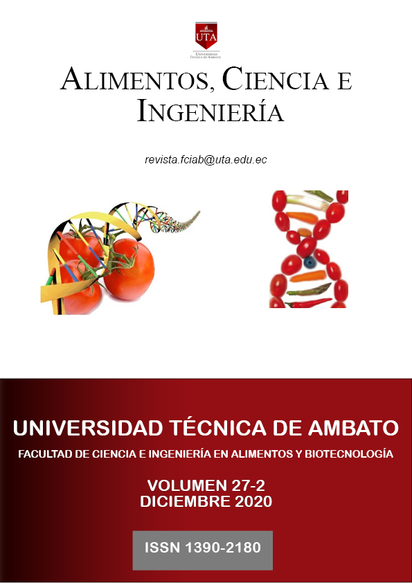 Revista Alimentos Ciencia e Ingeniería 27-2